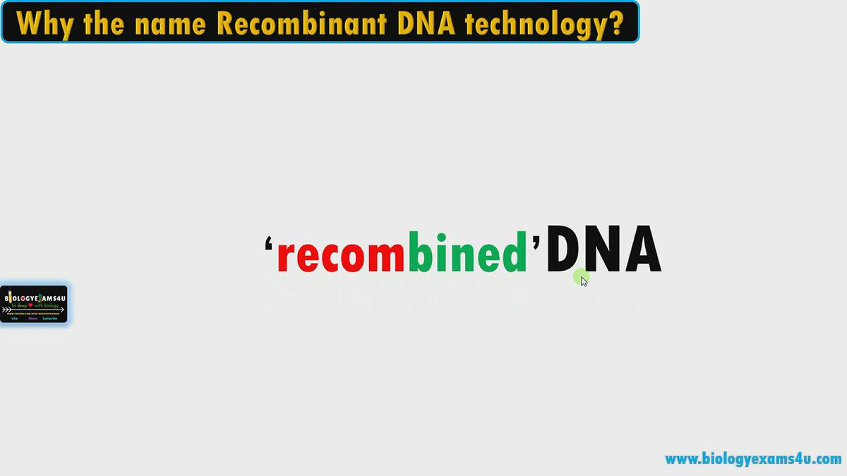 What is DNA Technology?